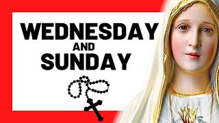 THE GLORIOUS MYSTERIES. TODAY HOLY ROSARY: WEDNESDAY & SUNDAY - THE HOLY ROSARY WEDNESDAY & SUNDAY.