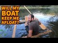 Dugout canoe water test and other creative projects - Off the grid living #44