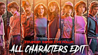 If Stranger Things Was School | Stranger Things All Characters Edit | We Rollin | Alight Motion Xml