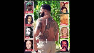 Drake Tattoo Collection 🤯🔥 Must Watch 🚨 #shorts #shortsvideo #drake #rap