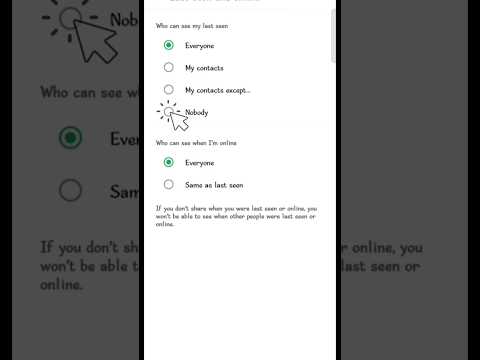 Cómo ocultar lo último visto y en línea en WhatsApp #último visto #onlie #whatsapp
