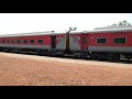 high speed wdp4d 12432 nzm tvc rajdhani express flag exchange konkan railways