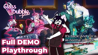 GLASS BUBBLE: RE-HYDRATED! | a PHIGHTING! Visual Novel Dating Sim DEMO Full Playthrough