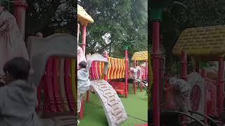 Fawwaz Bermain Playground Outdoor di Alun -alun Kota Batu || Maalfadza Kids