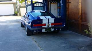 Xforce Varex Mufflers on 67 Mustang with 487cu FE Idling