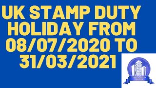 SDLT Stamp duty Holiday - UK latest property news