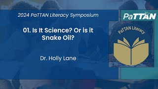 01. Is it Science? Or is it Snake Oil?