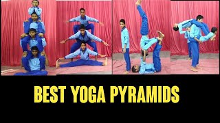 PANCHAVATI SCHOOL /3 partner  simple yoga pyramids