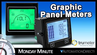 Trumeter Graphical Panel Meters \u0026 Power Meter - Monday Minute at AutomationDirect