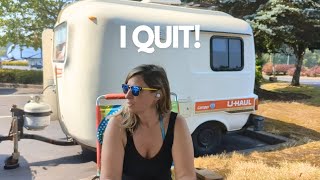 Why I quit my job to travel in my U-Haul CT-13 camper