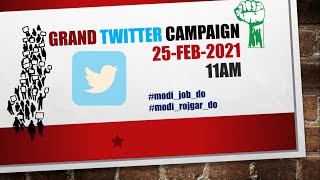 Please support this Grand twitter campaign with #modi_rojgar_do and #modi_job_do #modi_jawab_do