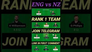 ENG vs NZ Dream11 Team Prediction  | ENG vs NZ Dream11 Prediction | #shorts #t20worldcup #engvsnz