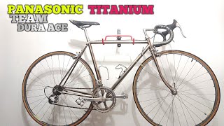 vintage road bike Panasonic titanium team Dura ace ‼️Bike review