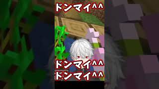 【Minecraft】にじさんじハードコアでも煽り合う葛葉とりりむ【葛葉／魔界ノりりむ】 #にじさんじ #shorts #minecraft