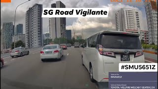 18nov2021 #SMU5651Z toyota vellfire upset at camcar chased from cairnhill road to cte