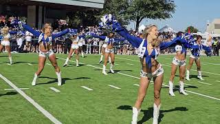 2024 Dallas Cowboys cheerleaders pregame Miller Lite house performance southview other side 10/13/24