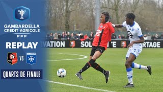 Quarts I  Stade Rennais - AJ Auxerre U18 en replay (2-2, 7 tab à 6)  I Coupe Gambardella-CA 22-23