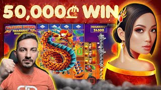 50,000₾ WIN - FLOATING DRAGON MEGAWAYS 🧨😱 - MAX WIN?! 🐉