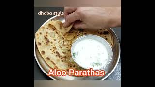 Dhaba style Punjabi special Aloo Parathas | ఆలూ పరాటా😋👌