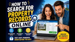 How to search for property records online