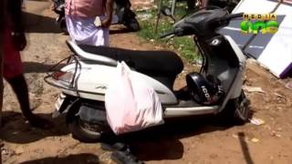 One women dead in kollam bus accident