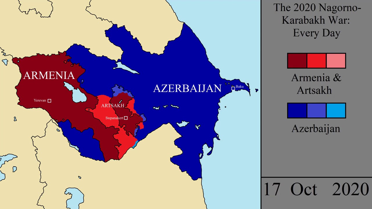 Azerbaijan Map After War - Goimages-A