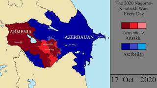 The 2020 Nagorno-Karabakh War: Every Day