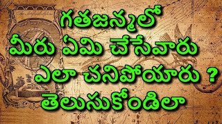 గతజన్మలో మీరు ఏమి చేసేవారు,ఎలా చనిపోయారు తెలుసుకోండిలా || Unknown Facts in Telugu || MYTV ఇండియా