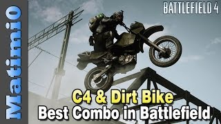 C4 + Dirt Bike = Best Anti Tank Combo in Battlefield 4 - Double Vision