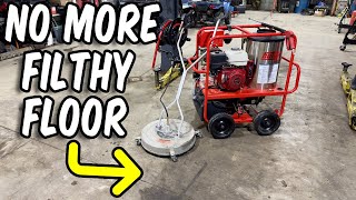 Transform Your Concrete: Hot Water Pressure Washing