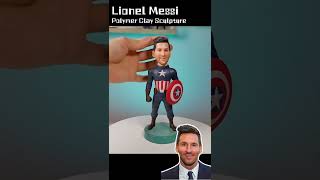 Lionel MESSI made from polymer clay, captain messi.#Shorts#MESSI