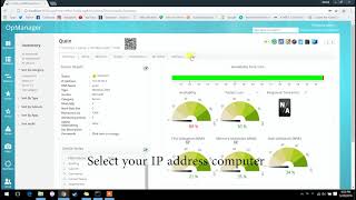 OPManager Monitoring Disk CPU and Memory using SNMP