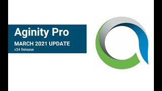 Aginity Pro March 2021 Update Release (v34)