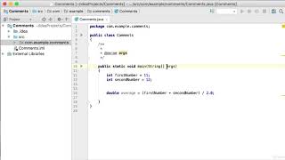 6. Comments in Java