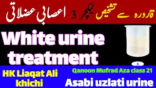 White urine treatment || Qanoon Mufrad Aza class21 || Urine color || Herbal world | HK Liaqat KHICHI