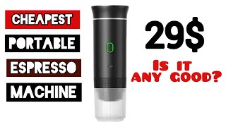 Reviewing The Cheapeset Portable Espresso Machine  29$