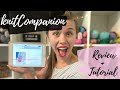 knitCompanion App Review + Mini Tutorial with Knitty Natty