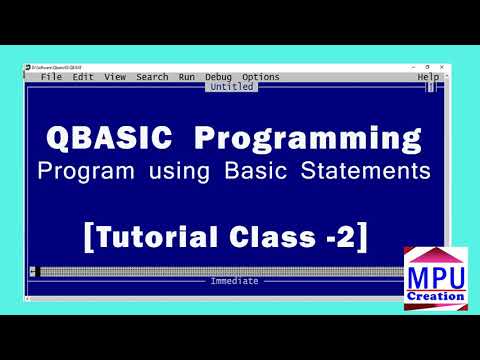 Qbasic Programming Tutorial 2 Youtube