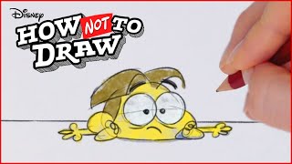Cricket Green Cartoon Comes to Life!  🖌 | How NOT To Draw: Cricket Green | @disneychannel