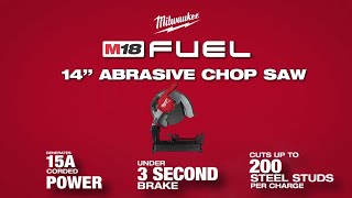 Milwaukee® M18 FUEL™ 14'' Abrasive Chop Saw