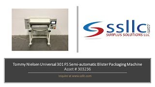 Tommy Nielsen Universal 301 FS Semi automatic Blister Packaging Machine