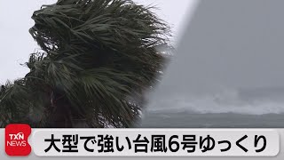 大型で強い台風6号ゆっくり（2021年7月23日）