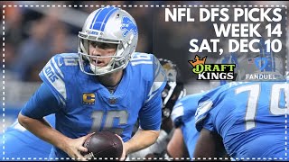 NFL DFS Picks: Week 14 2022 Main Slate - Top Picks for DraftKings & FanDuel