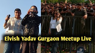 Elvish Yadav Gurgaon Meetup Live today | Ukrider07 Gurgaon Meetup Live