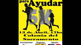 5k Corremos para ayudar (Colonia del Sacramento, 13/abr/2013)