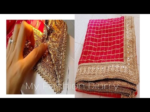 HOw to Beautiful saree with laces /border ( perfectly) with tips |DIY| HOw to Beautiful saree with laces /border ( perfectly) with tips |DIY|