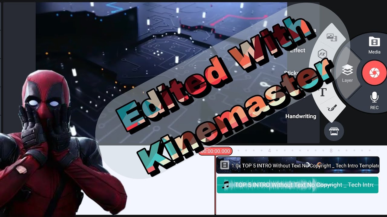 Created Intro With Kinemaster Youtube