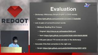 RedDotRuby 2015 - 'Did you mean?' experience in Ruby and beyond by Yuki Nishijima