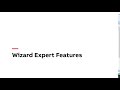 Advanced features in Wizard
