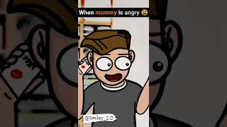 When mummy is angry 😠😂#technogamerz #viral #funny #34 on trending #5ontrending #3 on trending#shorts